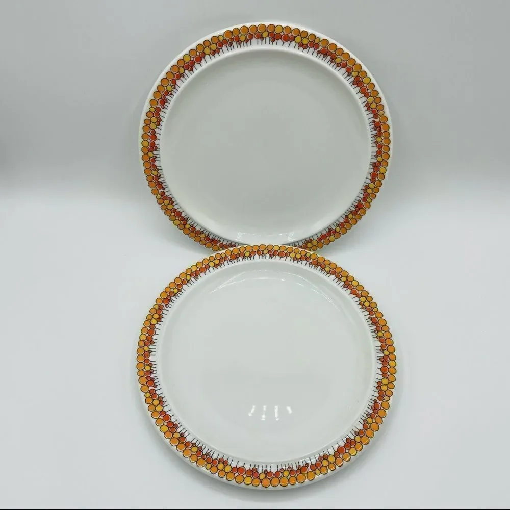 Pair of Vintage Mid-Century Thomas Germany Dessert Plates